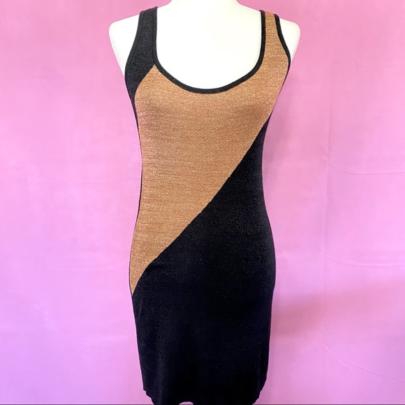 Vintage Y2k Yoana Baraschi Original Knitwear Sparkly Sweater Tank Dress - Picture 3 of 5